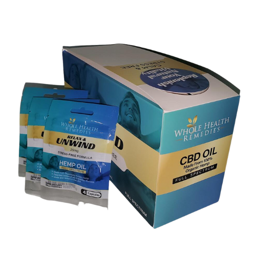 25 Pack CBD CAPSULES – 25MG/4 CNT